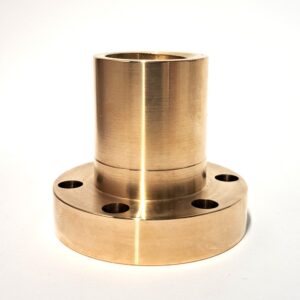 Trapézoïdal Écrou epaulé 16x4 Droite Bronze RG7